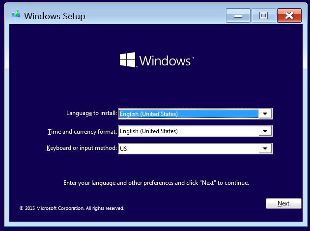 Section 2 Windows 10 Installation Follow the steps
