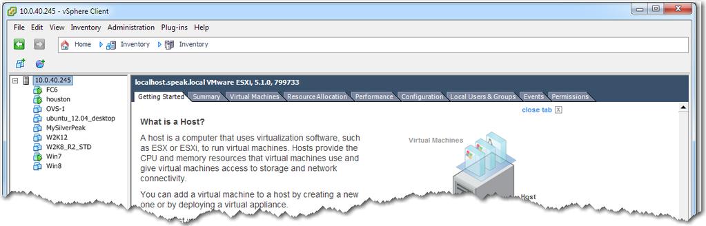 VX Virtual Appliance / VMware vsphere / vsphere Hypervisor / Bridge Mode