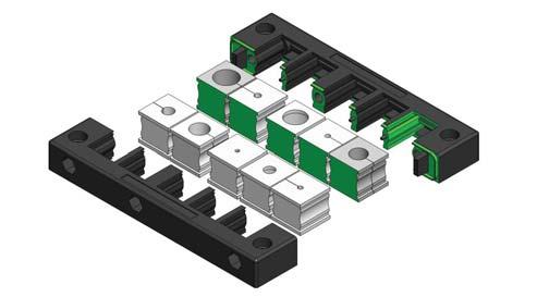 We recommend the icotek KEL-SEAL kit be applied to all areas marked with A in above figure (green shaded areas).