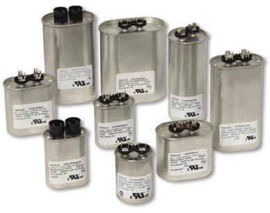 RoHS COMPLIANT High Voltage AC & DC Film Capacitors Aerovox high voltage capacitors are constructed with metallized polypropylene film and are available in round or oval aluminum cases with
