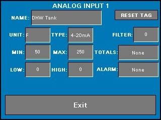Lead/Lag Master DHW Priority (continued) Technical Instructions Using Analog or RTD Input If one of the analog or RTD inputs is configured to monitor the temperature of the DHW tank, this can be used