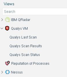 Display Qualys VM Inventory Information Use the CounterACT Inventory to view aggregate information for each of the Qualys VM properties, such as vulnerability severity, vulnerability category and CVE