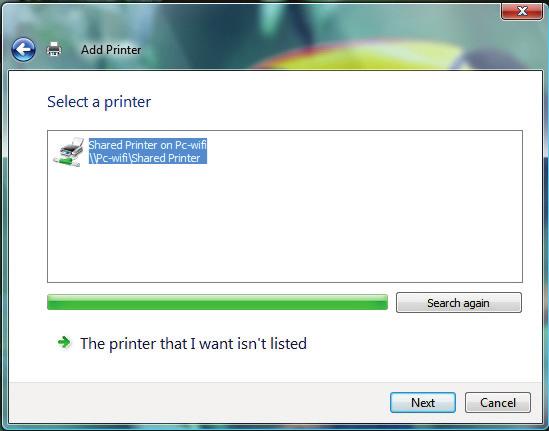 If necessary, accept installation of the printer s drivers when prompted to do so by Windows. 8.