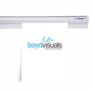 visual system ErgoRail doubles as a paper holder ErgoRail is a wall mounted rail from which any Boyd Visuals
