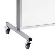 Mobile WhiteBoards and PinBoards satisfy a wide variety of requirements and can be used as room dividers or
