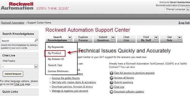 Appendix B Common upgrade procedures This section contains notes, common procedures and information from the Rockwell Automation Knowledgebase that you may find helpful during installation of