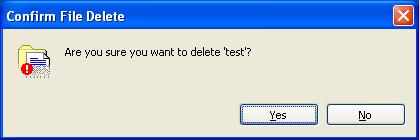 Fail test (test.txt) telah dipadamkan sepenuhnya dari computer.