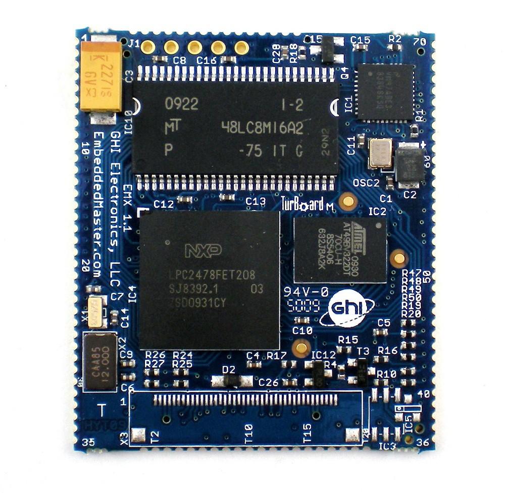 net Micro Framework, EMX includes exclusive software and hardware features, such as support for USB host, PPP networking and more. EMX Module is a vastly sophisticated piece of hardware.