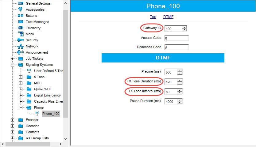 Configuring MOTOTRBO Equipment 4.4.7 Phone System In the left pane, select Signaling Systems > Phone. Right-click it, and choose Add > System.