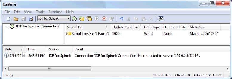 13 Industrial Data Forwarder for Splunk 3. Use the Tag Browser to locate and select the tag for the new item. Once finished, click Apply. 4.