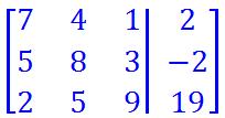 subtract multiples of rows 3) continue until identity
