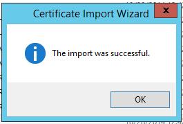 Software Installation Manual 2. User Management Pack 365 9. Click Finish. Figure 2-12: Completing the Import Wizard Finish 10. Click OK.