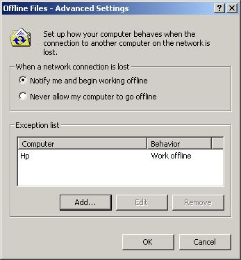 File and Folder Management Basics 453 FIGURE 10.15 The Offline Files - Advanced Settings dialog box In Exercise 10.2, you will set up your computer to use and synchronize offline files and folders.
