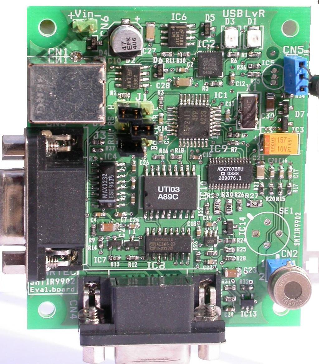 3/21 1. Introduction This document describes the SMTIRIN06 (SMarTec InfraRed INterface) board.