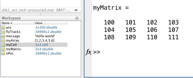 How to create matrices in MATLAB In MATLAB you can create a new row inside an array