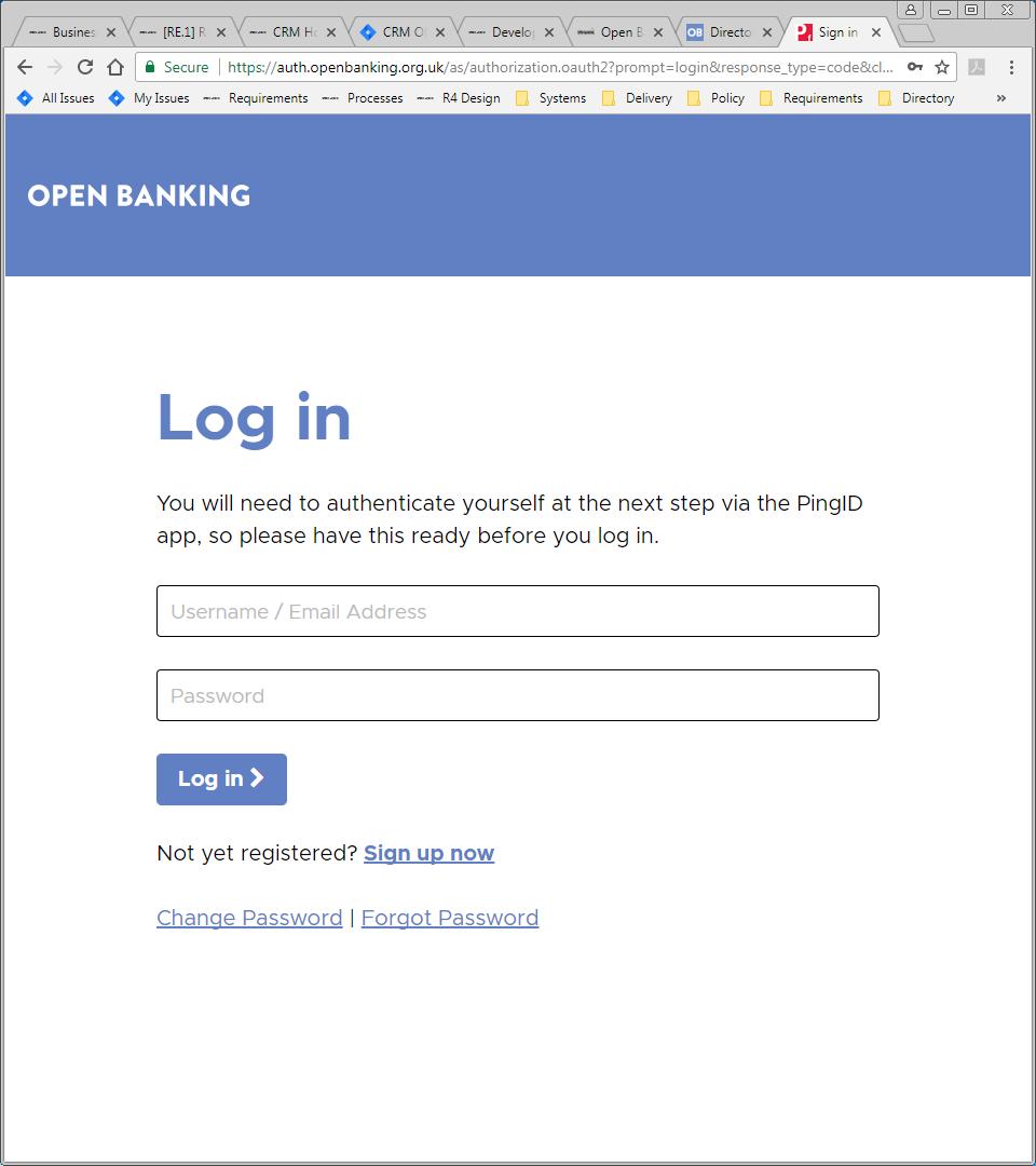 Task 2: Frgt Passwrd Open yur brwser and navigate t this page n the Open Banking website: https://www.penbanking.rg.uk/directry/ Click n the Enrl buttn.