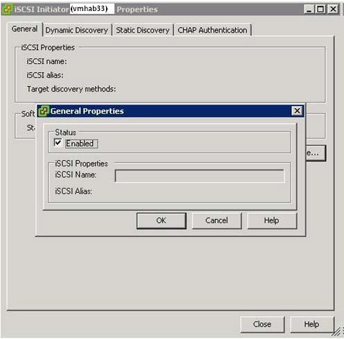 STEP7: BINDING VMKERNEL PORTS TO ISCSI SOFTWARE INITIATOR This next step will bind the VMkernel ports, which were