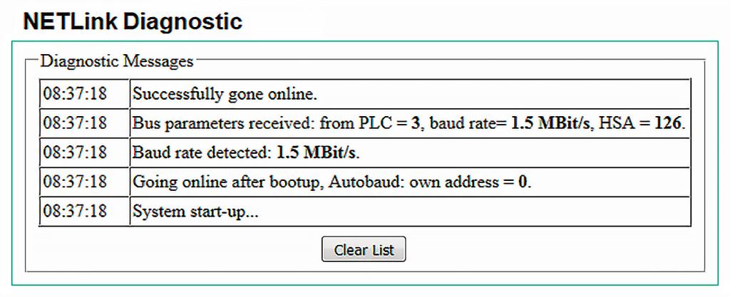 The Save Configuration button is used to permanently save the parameters in the NETL ink WLAN.