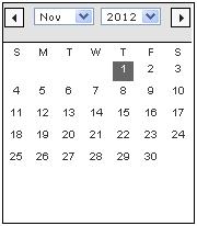 These anomalies are browser specific and include the Date Calendar object not being highlighted (Chrome & Safari), tab into the object only selects the month / year drop-downs (Safari & IE 9) 4.