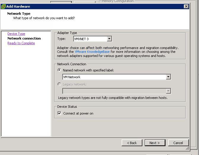 NetWorker VMware Protection with the VMware Backup Appliance (legacy) Figure 100 Change Adapter Type f.