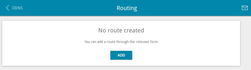 Routing On the Advanced / Routing page, you can add static routes (routes for networks that are not connected directly to the device but are available through the interfaces of