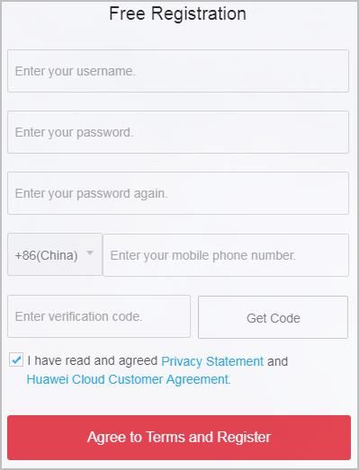 3 My Partner If you use an existing HUAWEI CLOUD account to associate with a partner: a.