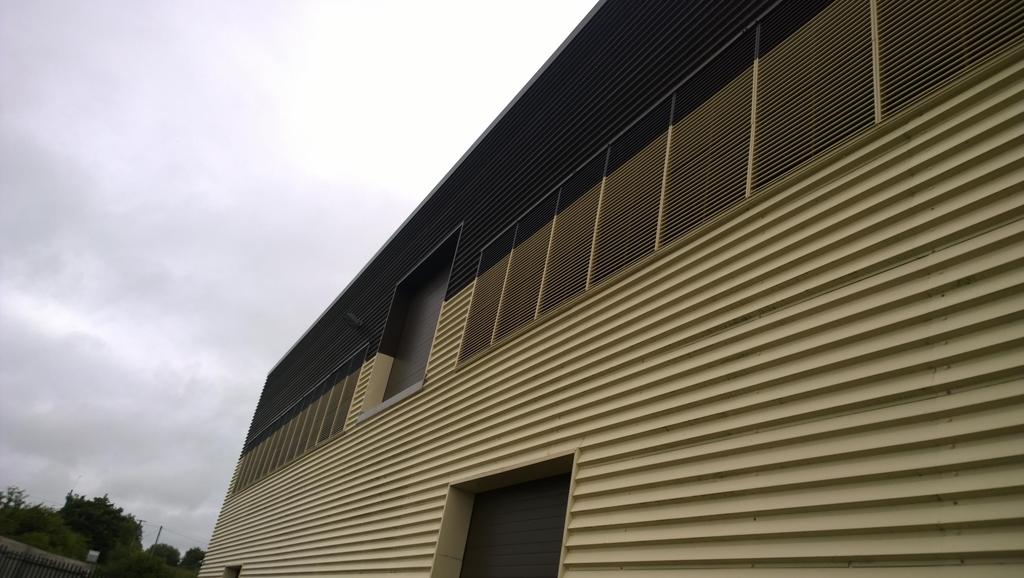 Reference project High efficiency air intake external weather louvres