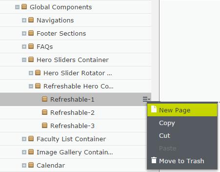 Removing an Image from Hero Slider Container Block Navigate to the