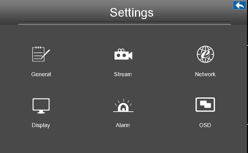 2.4.5 Settings Choose Menu > Settings in the Menu interface. The Settings interface is displayed.