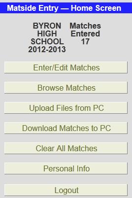 CSV, it will default to the appropriate location for SCHOOLS.CSV and SETTINGS.CSV. Once all file locations have been selected, click Submit to upload the files for your school to the Mobile Web Server.