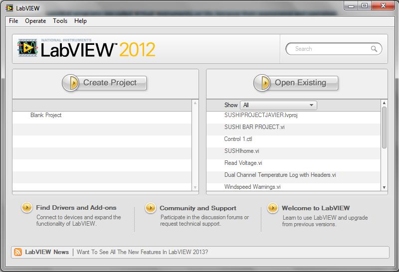 LABVIEW Environment LabVIEW (short for Laboratory Virtual Instrumentation Engineering Workbench) is a platform and development environment for a visual programming language from National Instruments.