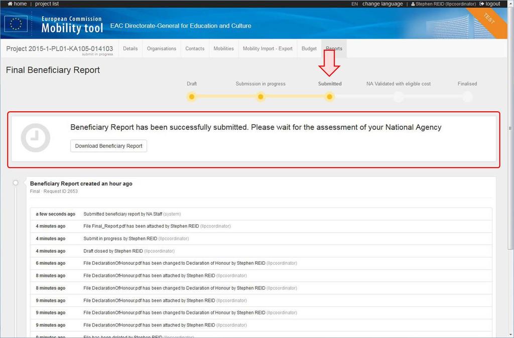 Related articles MT+ Submit Terminate-with-no-grant Report Monitor assessment of report How to perform NA validation via the import file EPlusLink Termination of project with no grant EPlusLink