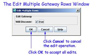 Click the Next button when the ARP window displays the desired gateways.