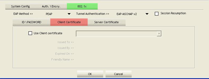 Authentication type: 1. PEAP: Protect Extensible Authentication Protocol. PEAP transport securely authenticates data by using tunneling between PEAP clients and an authentication server.