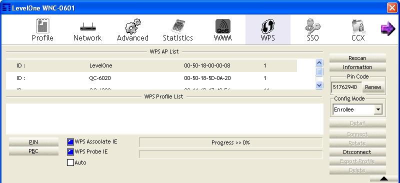 5.6 WPS Wi-Fi Protected Setup (WPS) is based on PIN (Personal Identification Number) entry authentication to provide strong WPA/WPA2 encryption keys to client devices.