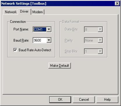 (Online connection button) If If a connection cannot be established with the PLC, you can use the
