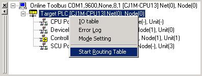 If If the the Routing Table is is not not configured, create one. (2) Configure the Routing Table.