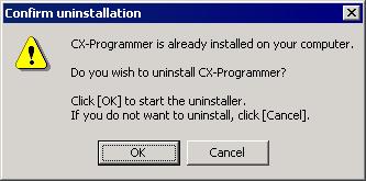 4. CX-One Installation Procedure Before installing the CX-One, you must: terminate all Windows programs Uninstall previous versions of of