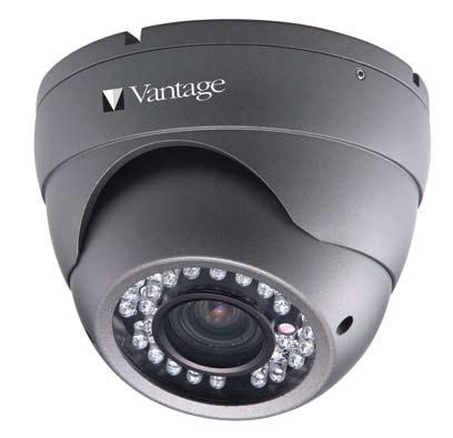 VANDAL PROOF IR VARIFOCAL DOME CAMERA - VAEVDIR30VFSV VAEVDIR30VFSV is a Vandal Resistant IR Varifocal Colour Dome Camera.