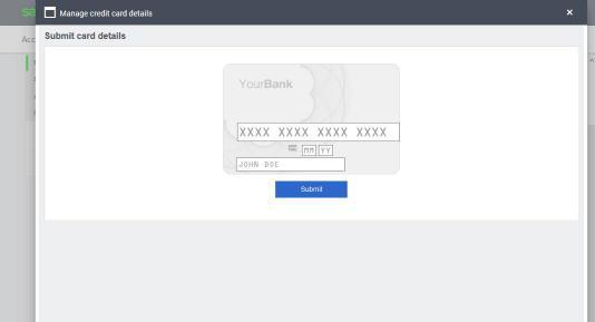 A card token is generated and displayed below the card details. Tokens represent card details and can be used to submit transactions electronically to Sage Pay. Tokens will expire when cards expire.