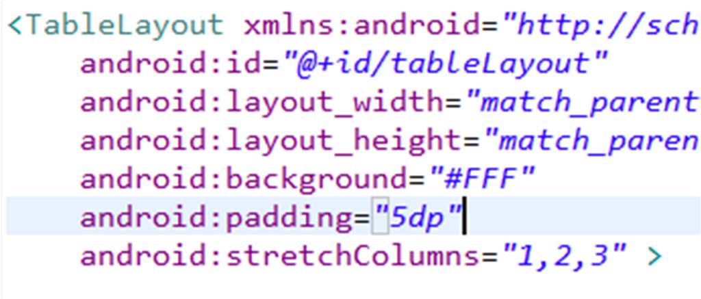 Layout Attributes android:background #RGB, #ARGB,
