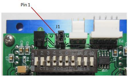 9. Troubleshooting R325P is not functioning correctly Try putting the R325P into TEST mode by placing a jumper on Pins 3 & 4 of J1 as shown below.