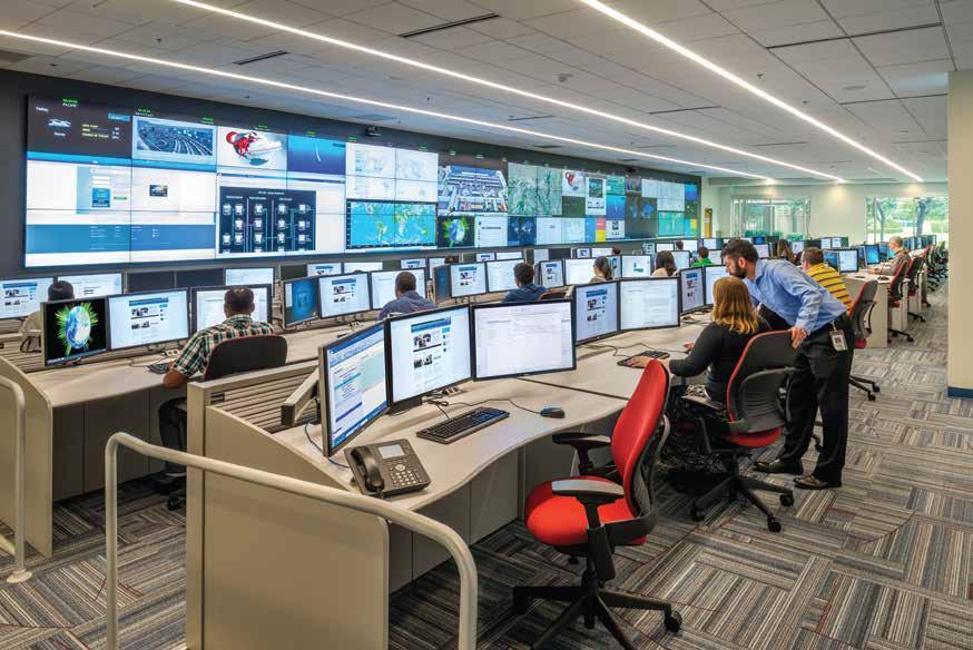 CONTENDER CONSOLE Console and Technical Furniture solutions for the fast pace of 24/7 Command Centers and Mission Critical Operations Centers.