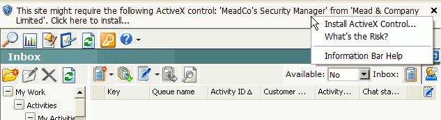 To install MeadCo s Security Manager: 1. Type the Cisco URL in your web browser. 2. In the login window, provide your user name and password.