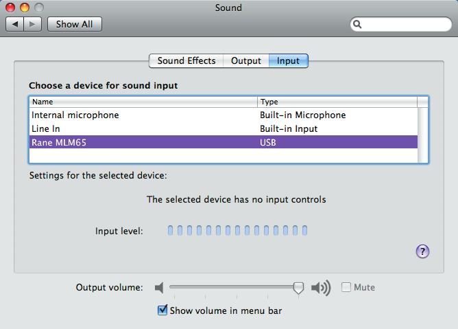 Other applications only use the device specified as the OSX default.