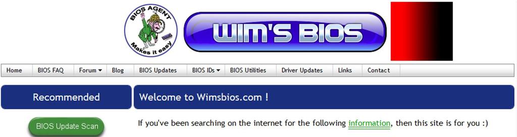 Advertising possibilities Wim s BIOS offers multiple banner types which