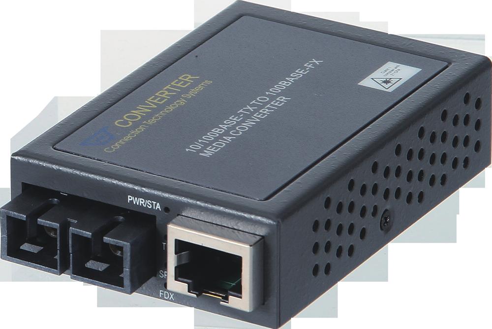 Innovation to Your Needs Series Media Converter Fast Ethernet 10/100Base-TX to 100Base-FX Features 9K Bytes Jumbo Frame Size Support Jumbo Frame size 9K bytes to ease the network traﬃc loading and