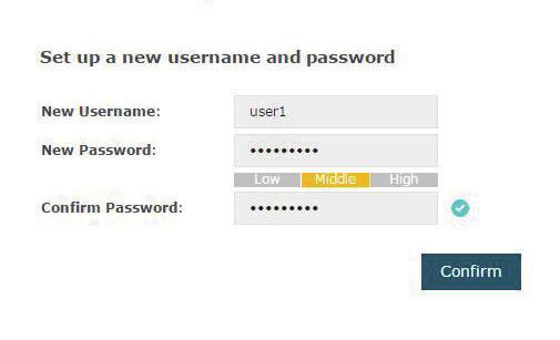 Log In to the EAP Figure 3-8 Setting New Username and Password 4) Use the new username and