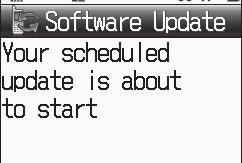 Update Results In Information window, Select Update Results In Standby, Main Menu 4 Tools 4 Software Update 4 Update Results Scheduled Update Follow onscreen instructions for setup.