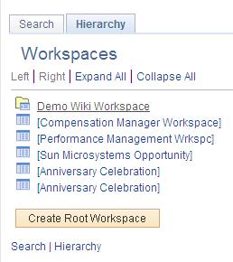 Chapter 3 Creating Collaborative Workspaces Understanding Workspace Creation In Oracle s PeopleSoft Interaction Hub, when you create a collaborative workspace, you can create the workspace at the